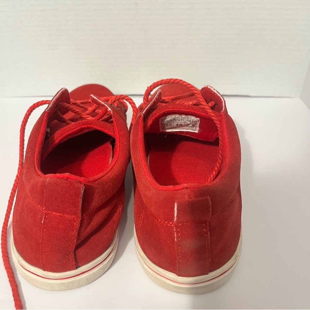 Timberland Red Men's Suede Sneakers - Picture 4 of 6